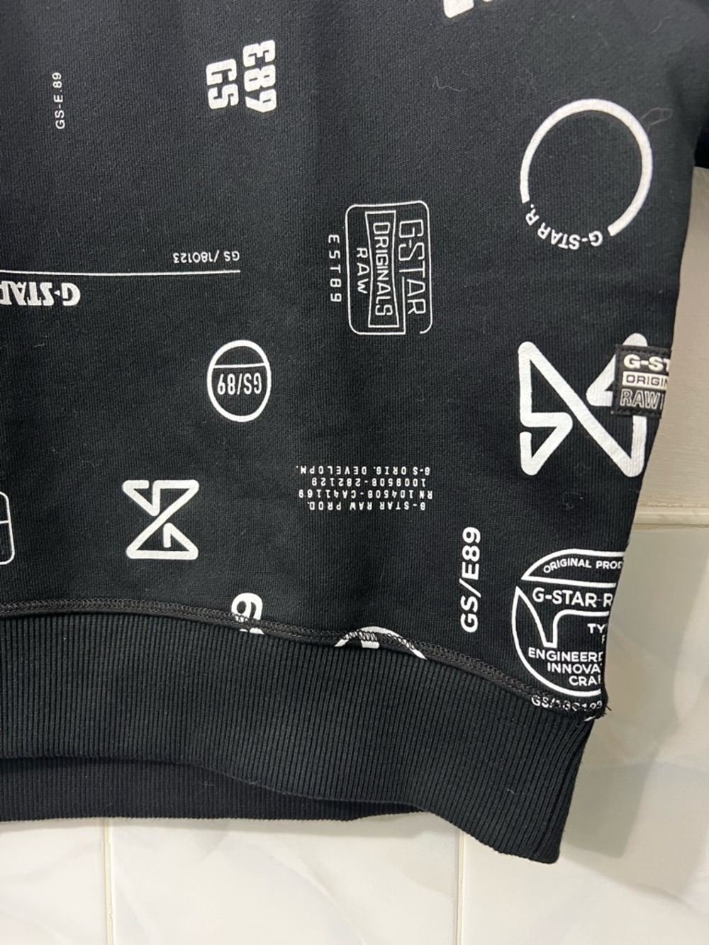 G-Star Raw Women’s Graphic Oversized Sweatshirt S Cyberpunk E-girl Alternative - Picture 7 of 12